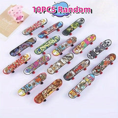10Pcs Pack Fidget Sports Skateboard Toy Classroom Prize Party Decoration