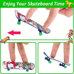 10Pcs Pack Fidget Sports Skateboard Toy Classroom Prize Party Decoration