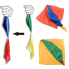 Magic Change Silk Scarf Joke Props Toys Magician Supplies Close up Magic Show