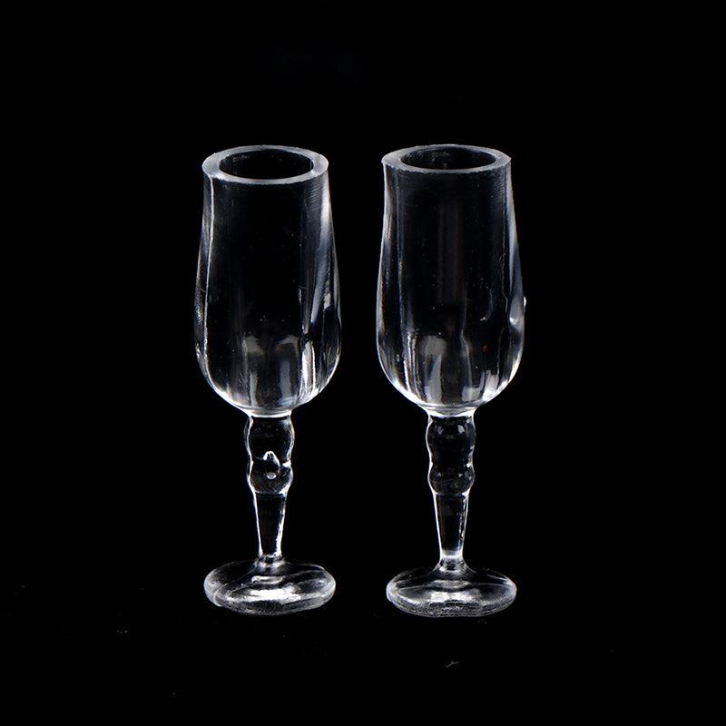 6pcs 1 12 Dollhouse Wine Glass Mini Goblet Cup Toy