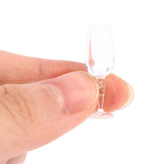 6pcs 1 12 Dollhouse Wine Glass Mini Goblet Cup Toy