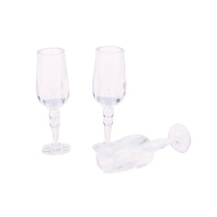 6pcs 1 12 Dollhouse Wine Glass Mini Goblet Cup Toy