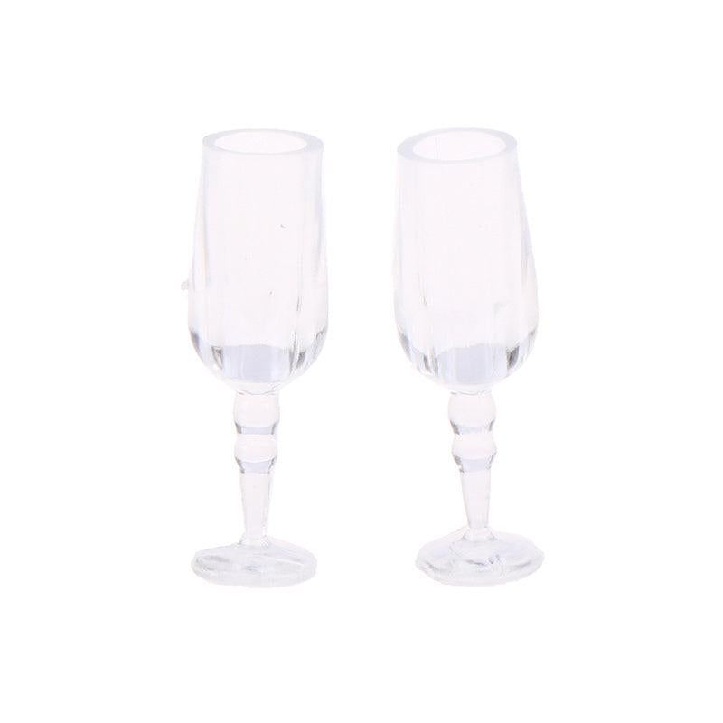6pcs 1 12 Dollhouse Wine Glass Mini Goblet Cup Toy