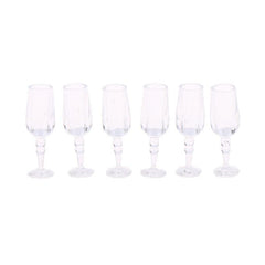 6pcs 1 12 Dollhouse Wine Glass Mini Goblet Cup Toy