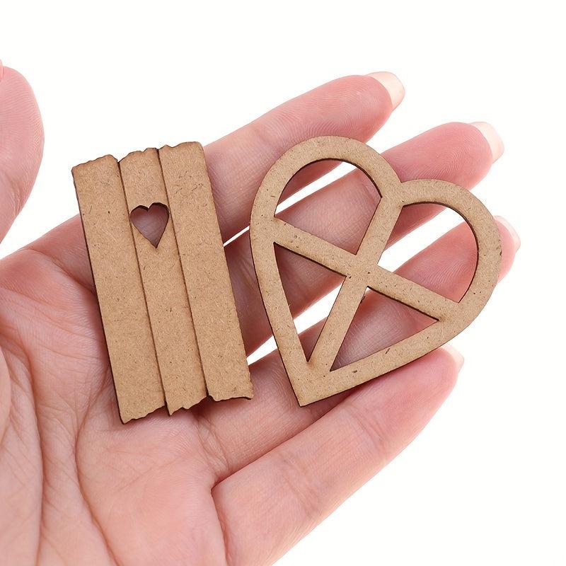 6pcs 1 12 Dollhouse Wooden Window Door Toys Christmas Garden Accessory