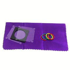 Classic Magic Coin Trick Silk Scarves Set