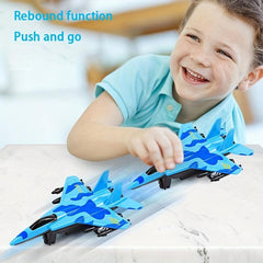 Kids Camouflage Military Aircraft Model Toy