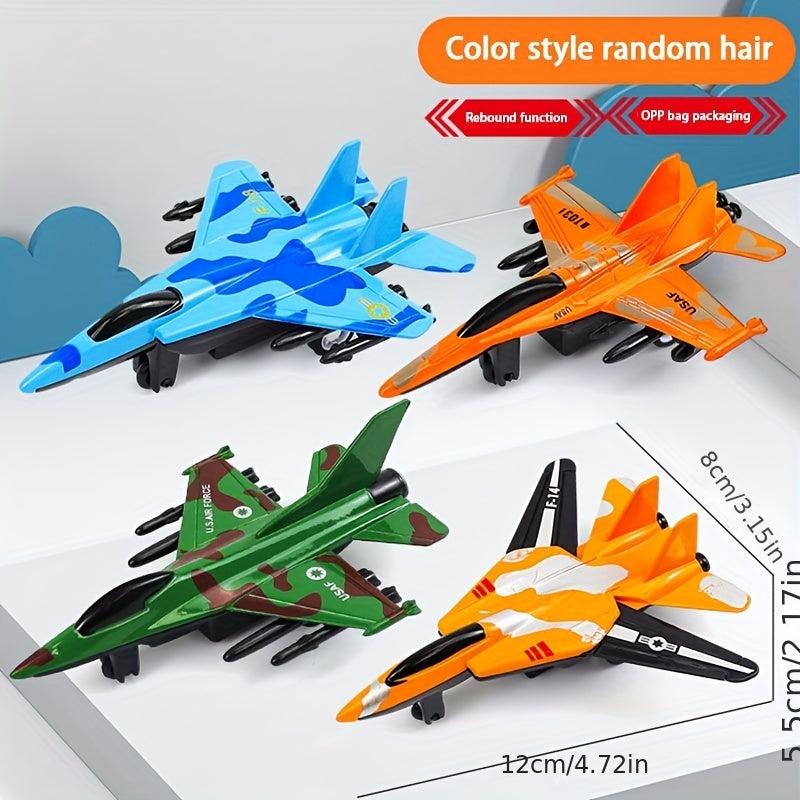 Kids Camouflage Military Aircraft Model Toy