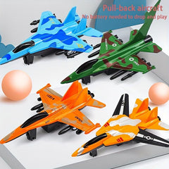 Kids Camouflage Military Aircraft Model Toy