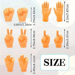 Mini Hand Finger Puppet Realistic Rubber Hand Toy