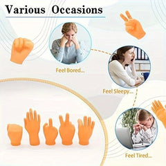 Mini Hand Finger Puppet Realistic Rubber Hand Toy