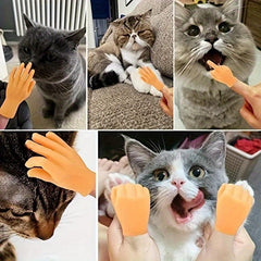 Mini Hand Finger Puppet Realistic Rubber Hand Toy