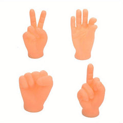 Mini Hand Finger Puppet Realistic Rubber Hand Toy