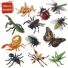 12pcs Animal Action Figures Halloween Toys