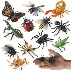 12pcs Animal Action Figures Halloween Toys