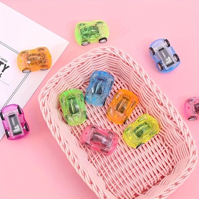 5pcs Colorful Transparent Small Car