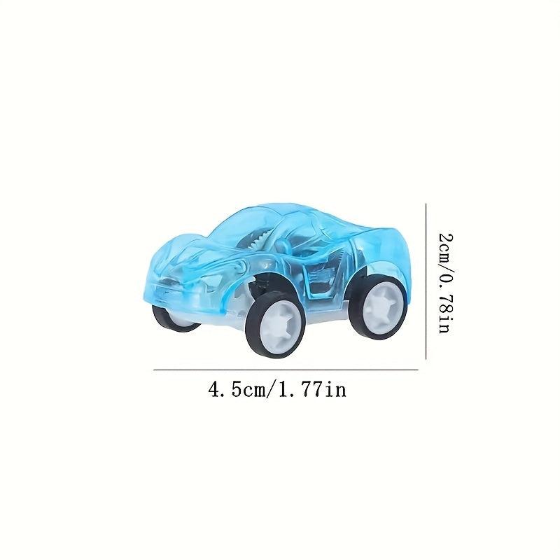 5pcs Colorful Transparent Small Car
