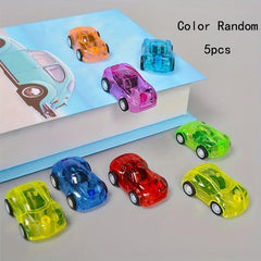 5pcs Colorful Transparent Small Car