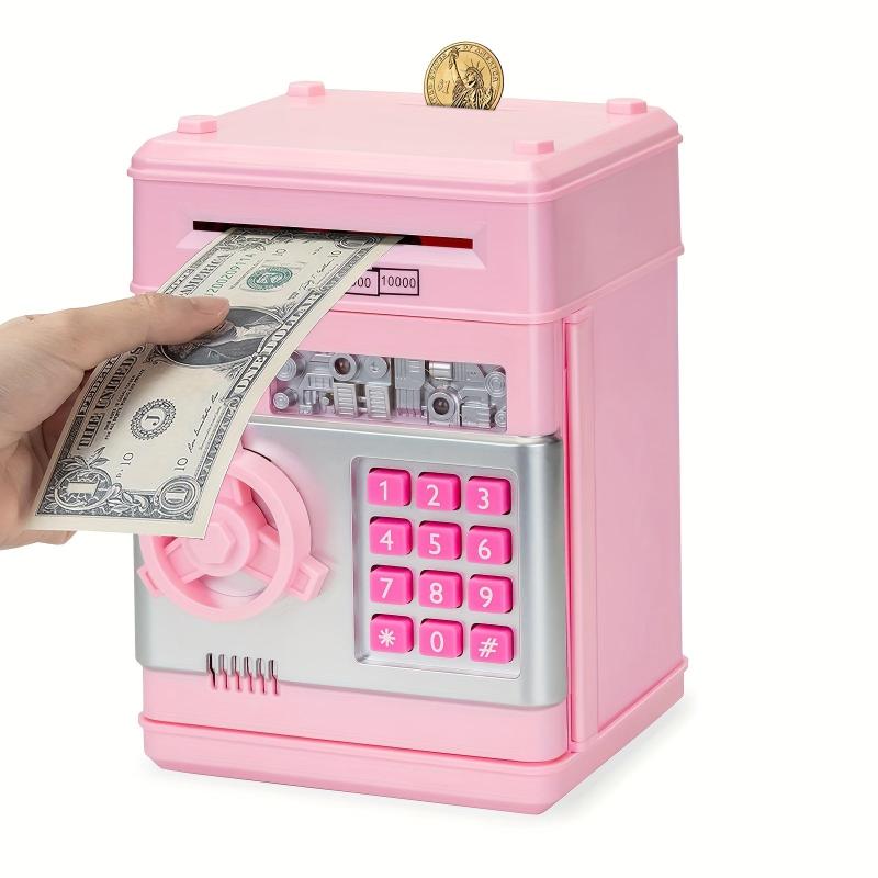 Electronic Piggy Bank Cash Coin Can ATM Bank Gift For Kids Halloween Christmas