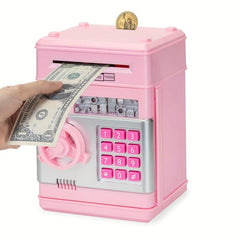 Electronic Piggy Bank Cash Coin Can ATM Bank Gift For Kids Halloween Christmas