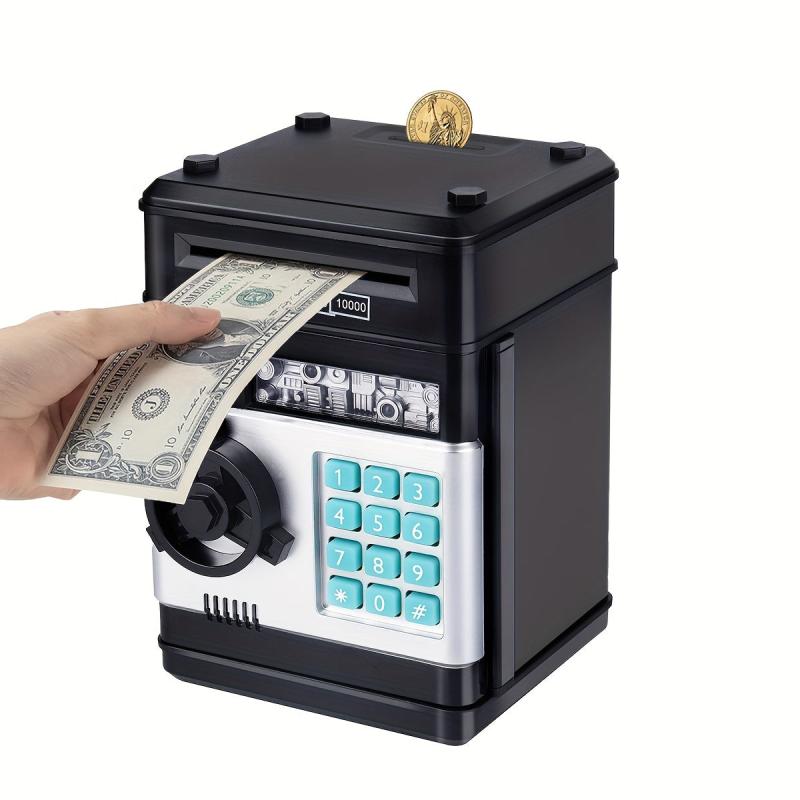 Electronic Piggy Bank Cash Coin Can ATM Bank Gift For Kids Halloween Christmas