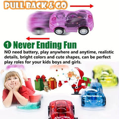 36 Pack Pull Back Race Car Party Favors For Boys Mini Toy Cars Kids Vehicle Set
