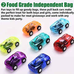 36 Pack Pull Back Race Car Party Favors For Boys Mini Toy Cars Kids Vehicle Set