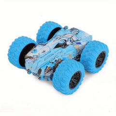 Inertial Car 4WD Toy Safety Crash Proof Double Sided Stunt Car