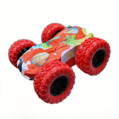 Inertial Car 4WD Toy Safety Crash Proof Double Sided Stunt Car