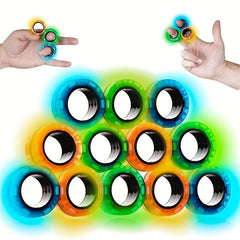 Magnetic Fidget Spinner Bracelet Ring Toy Office Decompression