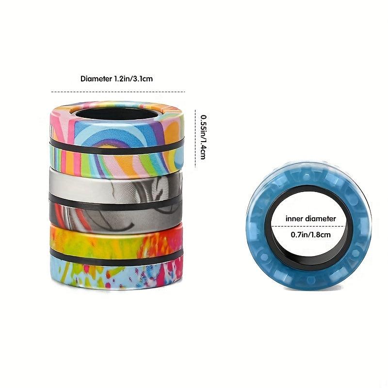 Magnetic Fidget Spinner Bracelet Ring Toy Office Decompression