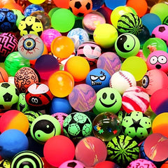 15pcs 32mm Bouncy Balls for Kids Birthday Parties, Bag Fillers, Cat Toys