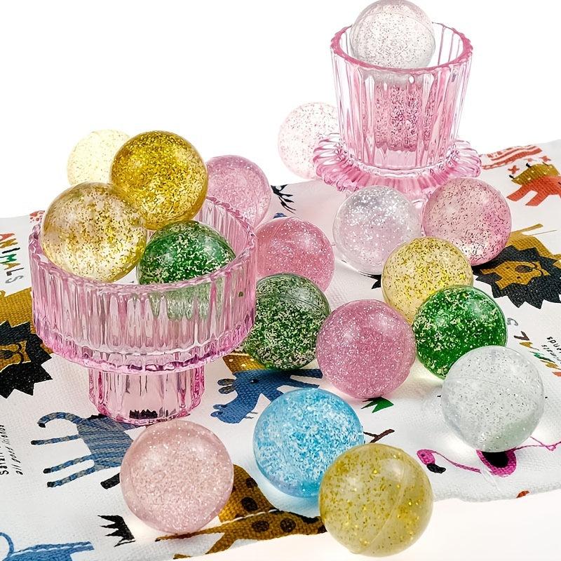 15pcs 32mm Bouncy Balls for Kids Birthday Parties, Bag Fillers, Cat Toys