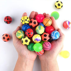 15pcs 32mm Bouncy Balls for Kids Birthday Parties, Bag Fillers, Cat Toys
