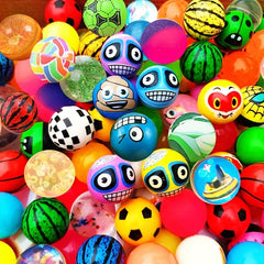 15pcs 32mm Bouncy Balls for Kids Birthday Parties, Bag Fillers, Cat Toys