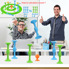 Silicone Pop Darts for Stress Relief and Sports Game