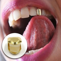 Hip Hop Golden Single Brace Vacuum Metal Plating Brace