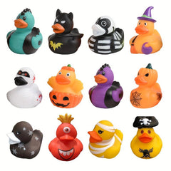 24pcs Halloween Party Favors Rubber Ducks for Kids & Baby Showers