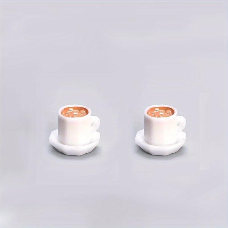 1:12 Mini House Furniture Set - Bed Sofa Table Cabinet Coffee Cup Accessories