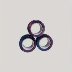 3PCS Magnetic Rings Fidget Toy Set for Stress Relief