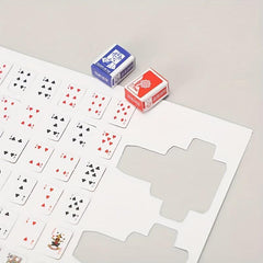 54pcs Mini Poker Cards For Creative Fun 0.59in X 0.39in