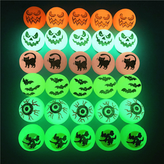 20pcs Halloween Glow Bouncy Balls for Party Favors Supplies