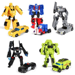 Transformation Toy Robot Mini Big Car Small Full Set Model Assembly Suit Boy Toy