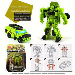 Transformation Toy Robot Mini Big Car Small Full Set Model Assembly Suit Boy Toy