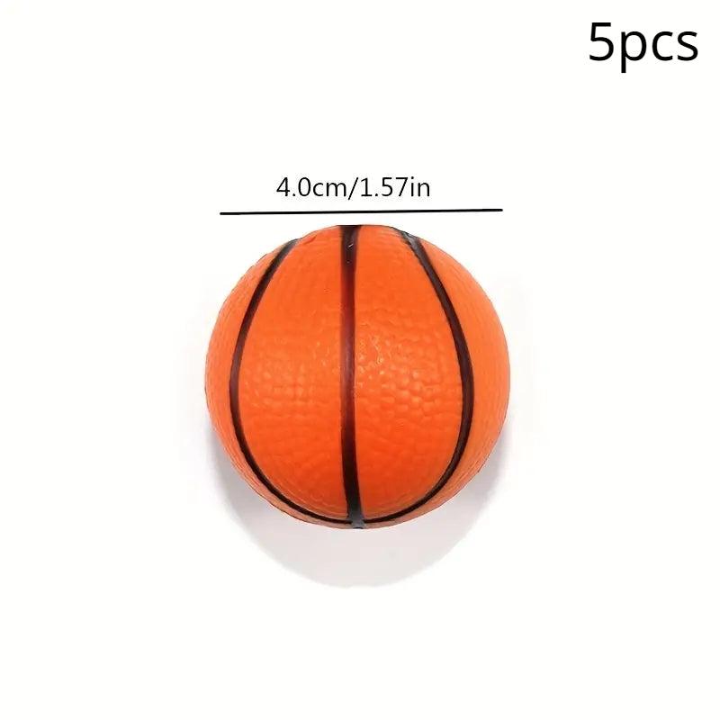Mini Trumpet Basketball Stress Ball Toy for Kids