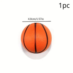 Mini Trumpet Basketball Stress Ball Toy for Kids