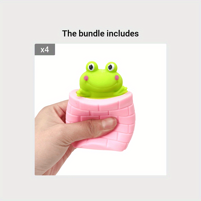 Frog Squeeze Toy for Stress Relief and Anxiety, Fun Party Favor