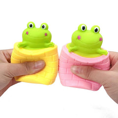 Frog Squeeze Toy for Stress Relief and Anxiety, Fun Party Favor