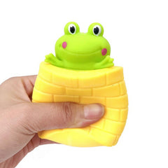 Frog Squeeze Toy for Stress Relief and Anxiety, Fun Party Favor