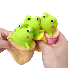 Frog Squeeze Toy for Stress Relief and Anxiety, Fun Party Favor